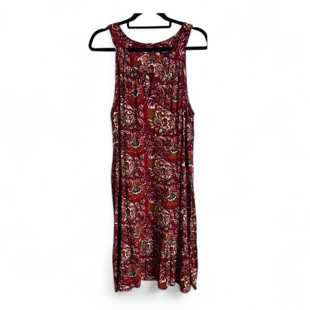 ROZ & ALI Women’s XL Red and Orange Party/work Dress